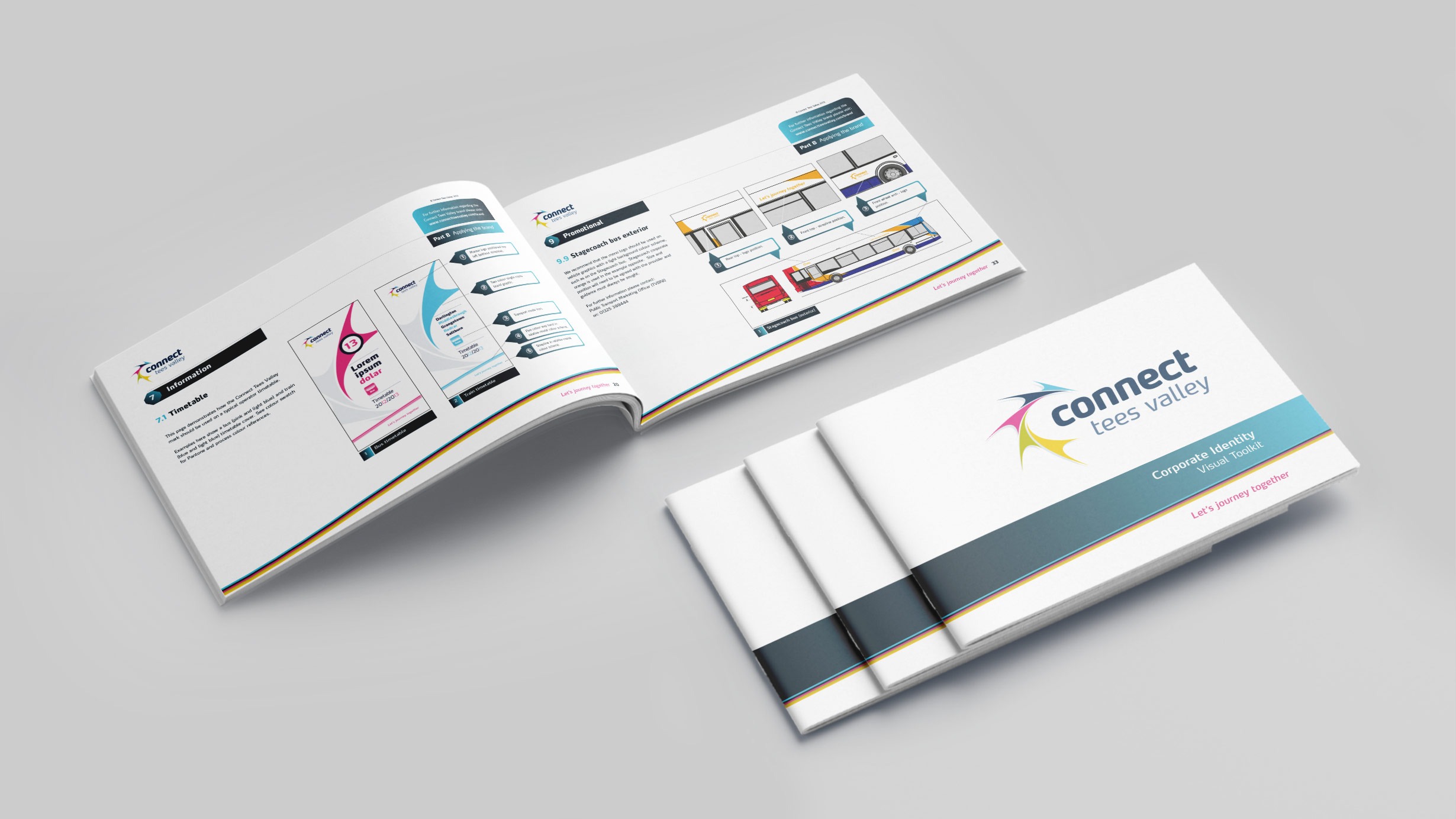 connect tees valley brand guidelines design