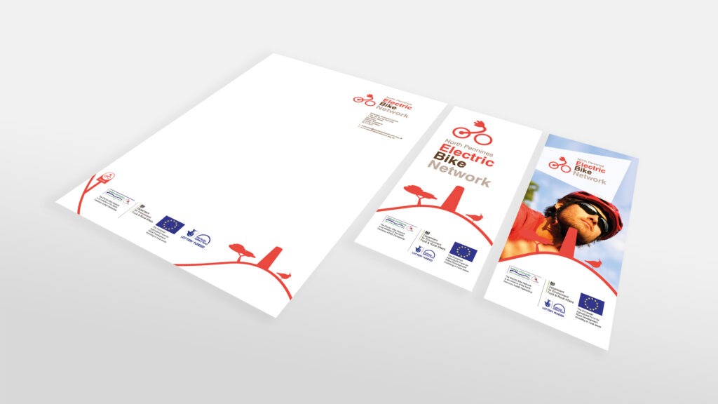 electric bike network letters and flyers