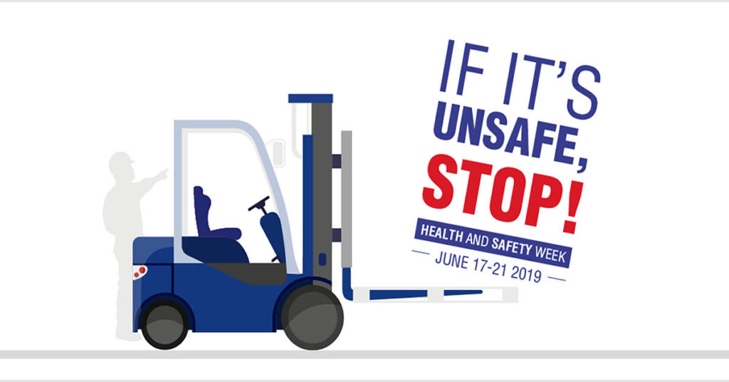 If it's unsafe, STOP! Graphic design by The Unknown Creative for Panalpina