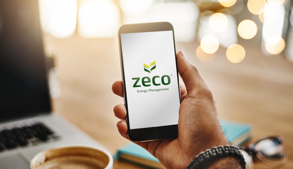 Zeco app design logo