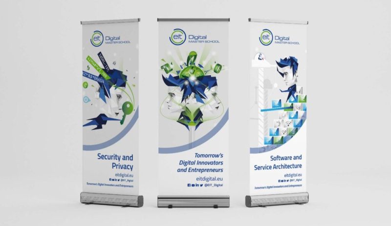 eit digital amster shcool campaign roll up banners