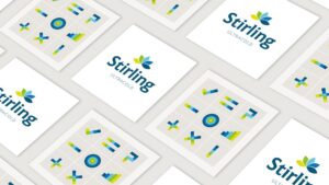 stirling ultracold logo and code symbols
