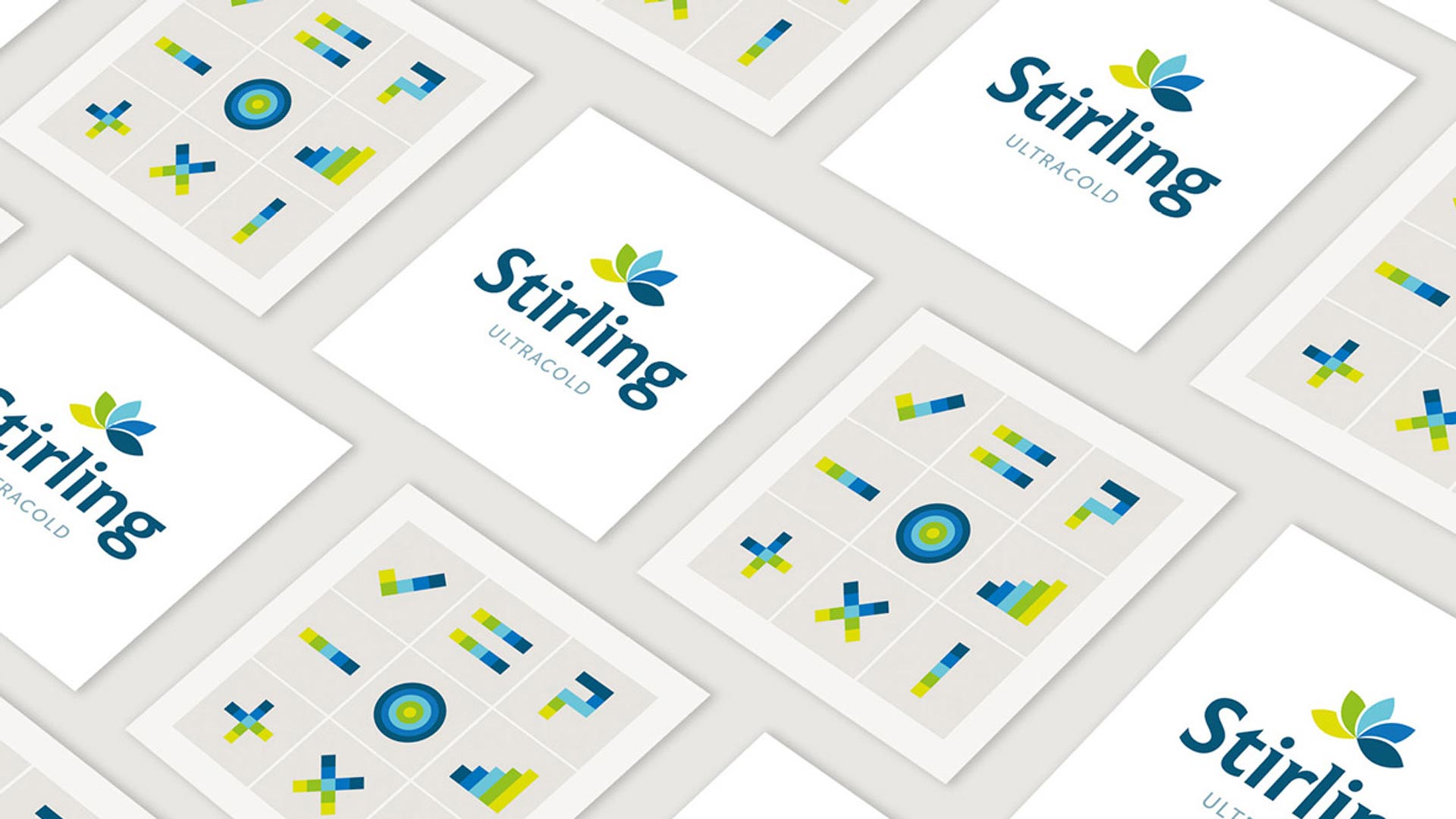 stirling ultracold logo and code symbols